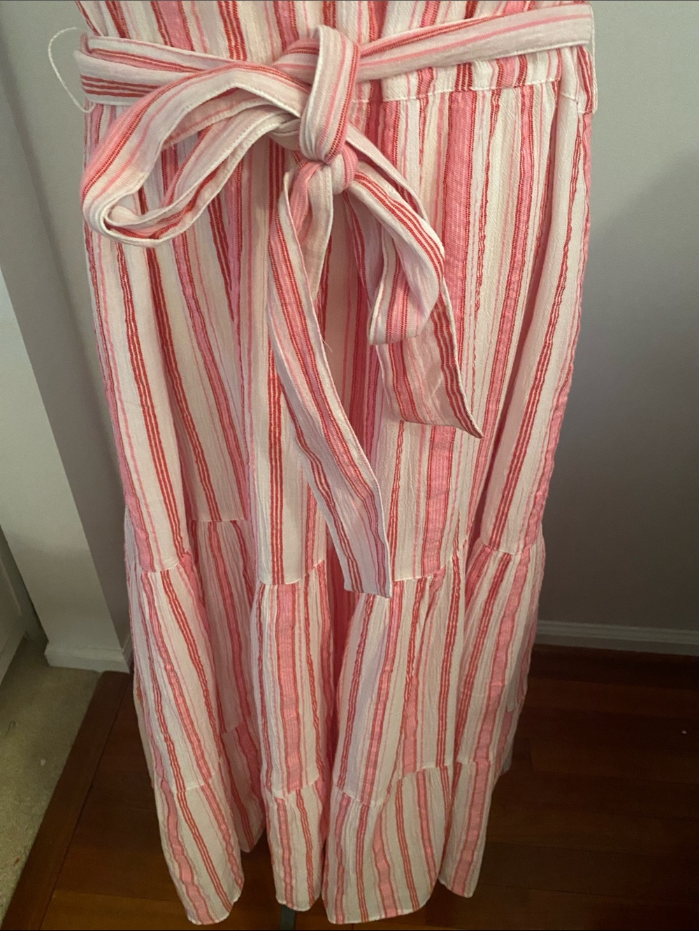 Talbots 100% cotton lined maxi dress 16W - Picture 3 of 7